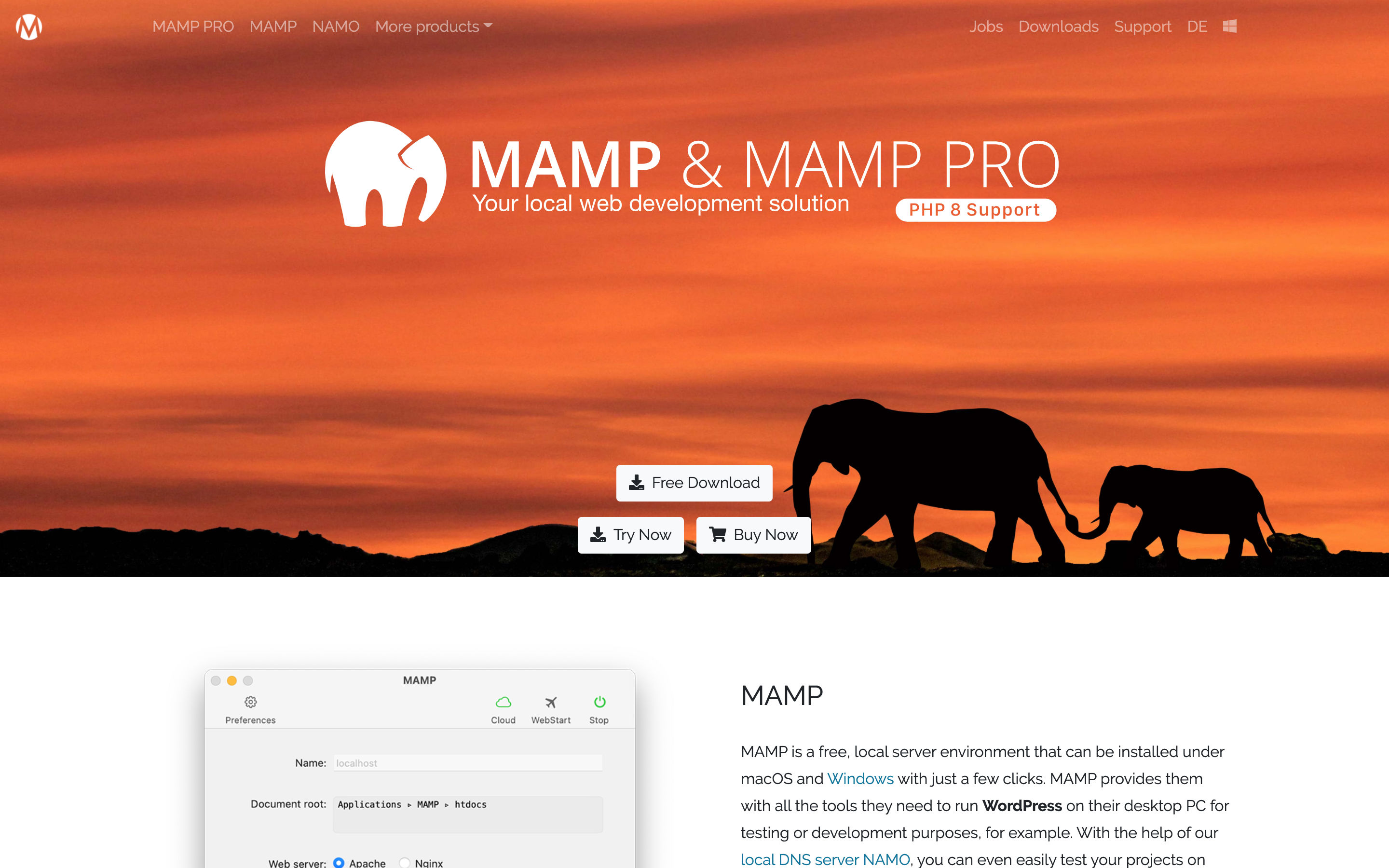 MAMP PRO